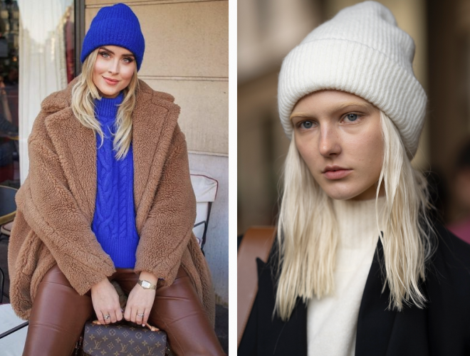 Самые модные и красивые зимние женские шапки в 2023-2024 году