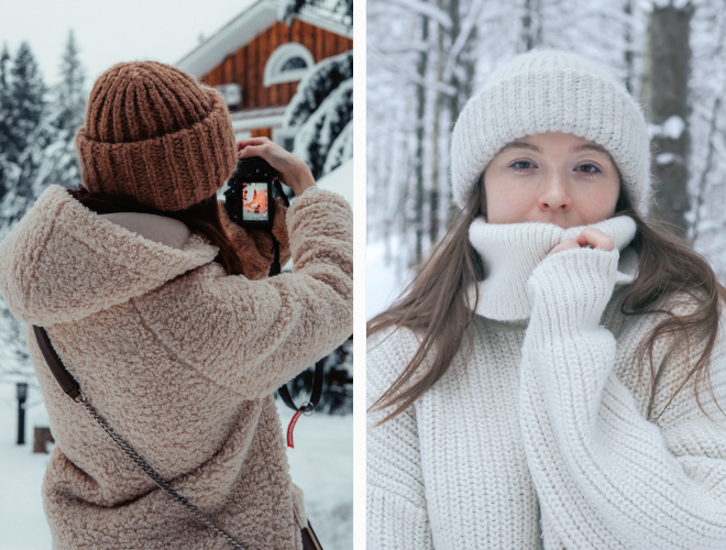 11 современных Instagramных зимних шапок спицами.