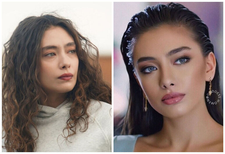 Как выглядят популярные турецкие актрисы без макияжа и с ним