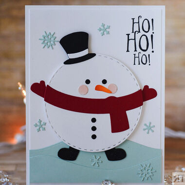 Открытка «Снеговик». Делаем своими руками. Как сделать открытку со снеговиком? 50 фото и идей