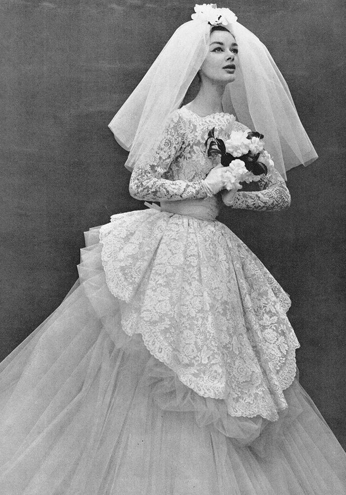 Свадебное платье Nina Ricci, 1957