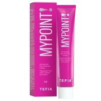 Tefia MyPoint - Крем-краска для волос перманентная, 5.0 светлый брюнет нату