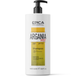 Шампунь для придания блеска волосам с маслом арганы Argania Rise Organic (9