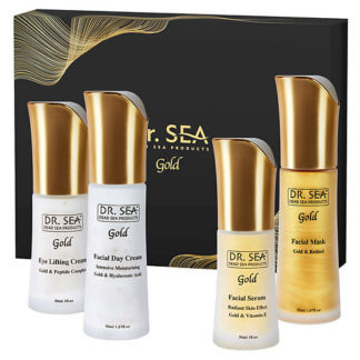 DR. SEA Подарочный набор GOLD «СЧАСТЛИВАЯ КОЖА» / GIFT GOLD BOX «HAPPY SKIN