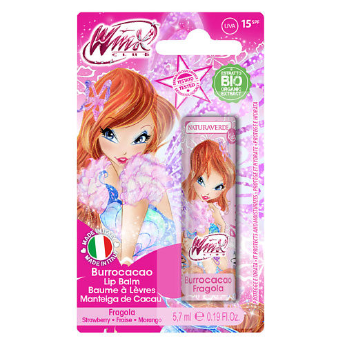 WINX CLUB Бальзам для губ детский с ароматом клубники WIN108902 фото 1