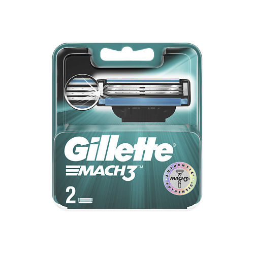 GILLETTE Сменные кассеты для бритья MACH3 GIL284665 фото 1