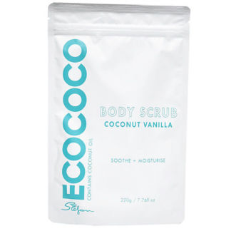 ECOCOCO Скраб для тела для смягчения и увлажнения Ваниль и Кокос Body Scrub