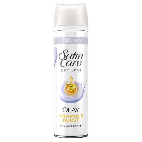 GILLETTE Гель для бритья для сухой кожи Satin Care с Olay Витамин E Burst GIL533695 фото 1