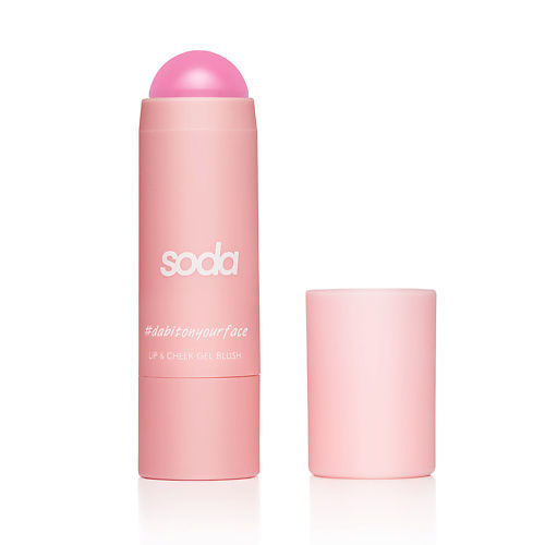 Помада + румяна в стике SODA LIP & CHEEK GEL BLUSH #debitonyourface SOD106004 фото 1