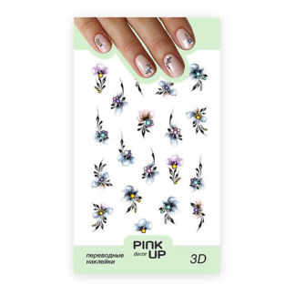 PINK UP Наклейки для ногтей 3D