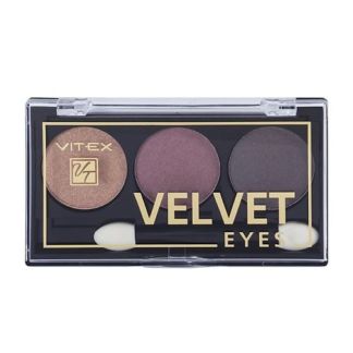 ВИТЭКС Компактные тени для век VELVET EYES