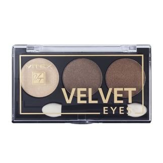 ВИТЭКС Компактные тени для век VELVET EYES