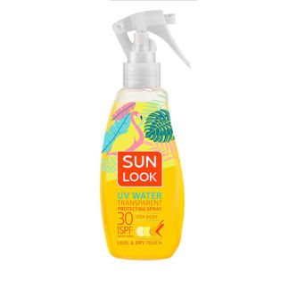 SUN LOOK Солнечная вода SUN LOOK прозрачный солнцезащитный спрей spf-30