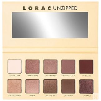 LORAC Набор Палетка теней Unzipped Shimmer & Matte Eyeshadow Palette и Прай