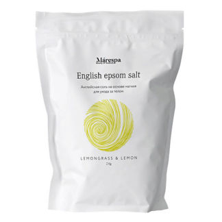 MARESPA Английская соль для ванн с магнием EPSOM с натуральными маслами лим