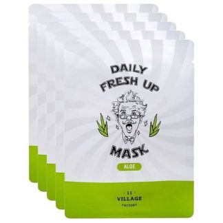 VILLAGE 11 FACTORY Набор тканевых масок с экстрактом алоэ Daily Fresh Up