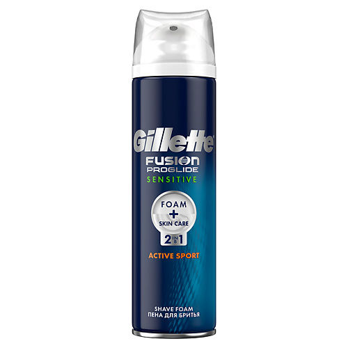 GILLETTE Пена для бритья FUSION ProGlide Sensitive Active Sport GIL475329 фото 1