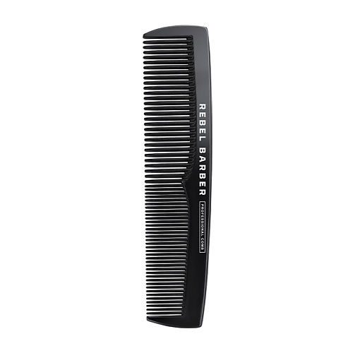 REBEL Премиальная мужская расческа  Men's Comb Total Black MPL084002 фото 1