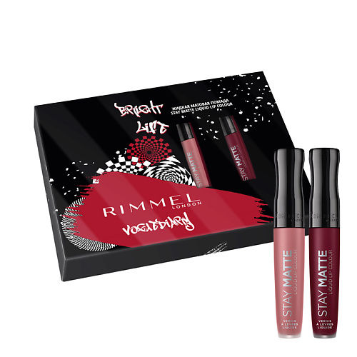 RIMMEL Набор жидких матовых помад Stay Matte