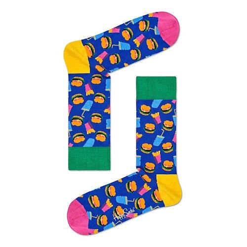 HAPPY SOCKS Носки Hamburger 6000 HPS000498 фото 1