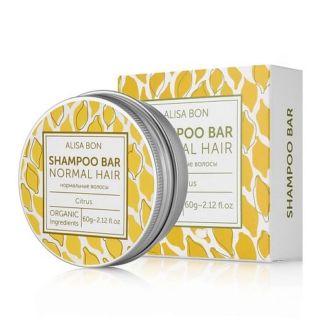 Alisa Bon Твердый шампунь для волос SHAMPOO BAR «Цитрус»