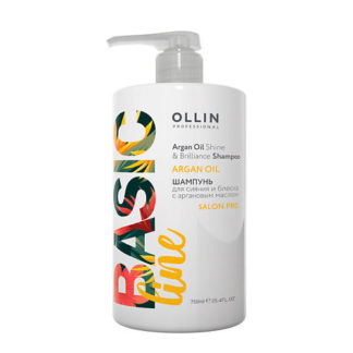 OLLIN PROFESSIONAL Шампунь для сияния и блеска с аргановым маслом OLLIN BAS