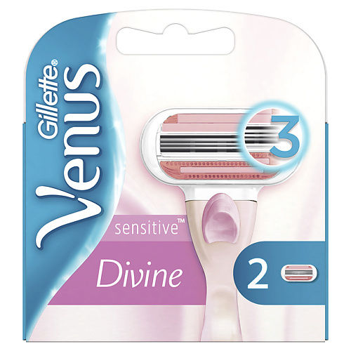 GILLETTE Сменные кассеты для бритья Venus Divine Sensitive XXX10_132 фото 1