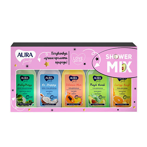 AURA BEAUTY Подарочный набор SHOWER MIX MPL026451 фото 1