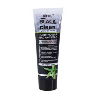 ВИТЭКС BLACK CLEAN  маска-скраб для лица полирующая 75