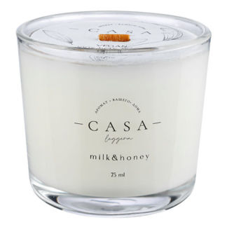 CASA LEGGERA Свеча в стекле Milk&Honey