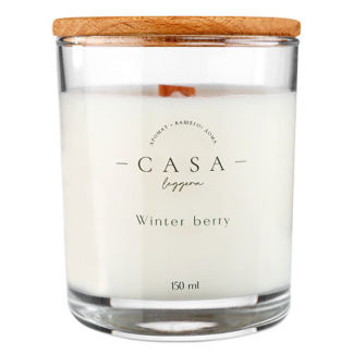 CASA LEGGERA Свеча в стекле Winter berry