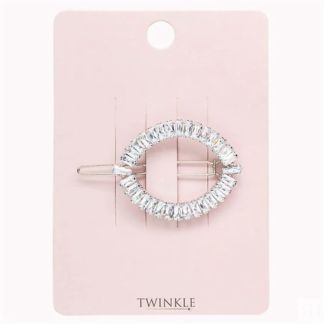 TWINKLE Заколка для волос SHINING CRYSTALS OVAL