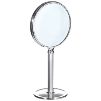 Kuchenland Зеркало настольное, 17 см, двустороннее, на ножке, металл, кругл