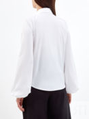 Блуза из тонкого хлопка с длинными объемными рукавами LORENA ANTONIAZZI