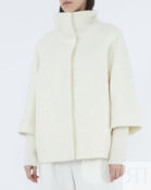 Полушерстяное пальто Peserico S20108D белый 46