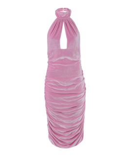 Бархатное платье BLUMARINE 2A257S розовый 42