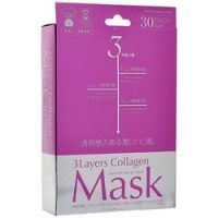 Japan Gals 3Layers Collagen Mask - Маска для лица с 3 видами коллагена