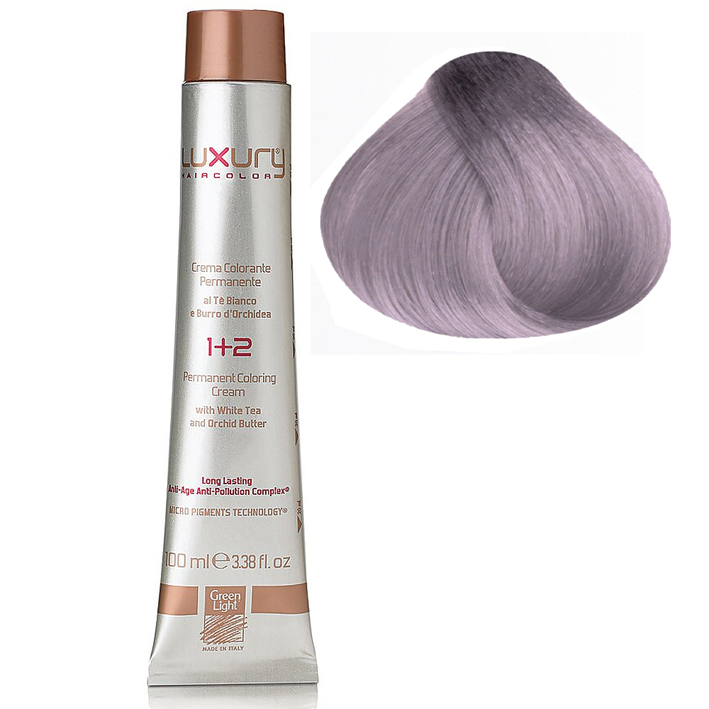 Стойкая крем-краска Платиновый фиолетовый блондин 10.2 Luxury Hair Color Pl