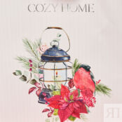 Пакет новогодний Снегирь 22х10х26 CozyHome фото 2