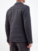 Куртка из шерстяной фланели с волокнами кашемира CANALI