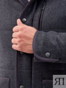 Куртка из шерстяной фланели с волокнами кашемира CANALI