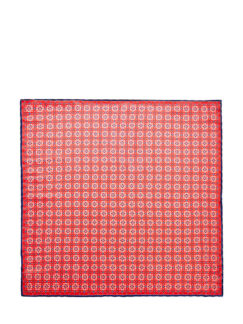 Шелковый платок-паше ручной работы с принтом CANALI