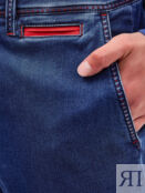 Окрашенные вручную джинсы с контрастной отделкой SCISSOR SCRIPTOR