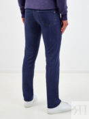 Окрашенные вручную джинсы с волокнами кашемира CANALI