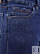 Окрашенные вручную джинсы с волокнами кашемира CANALI