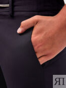 Однотонные брюки из шерстяной ткани с поясом на кулиске CANALI