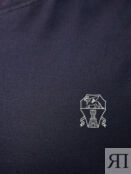 Базовая футболка из гладкого хлопка с логотипом BRUNELLO CUCINELLI