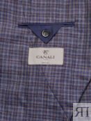 Пиджак в неаполитанском стиле с мелованным принтом CANALI