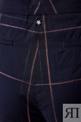 Классические брюки из шерстяной ткани с принтом из люрекса LORENA ANTONIAZZ