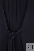 Плиссированное платье с верхним слоем-кейпом из гладкого шелка VALENTINO